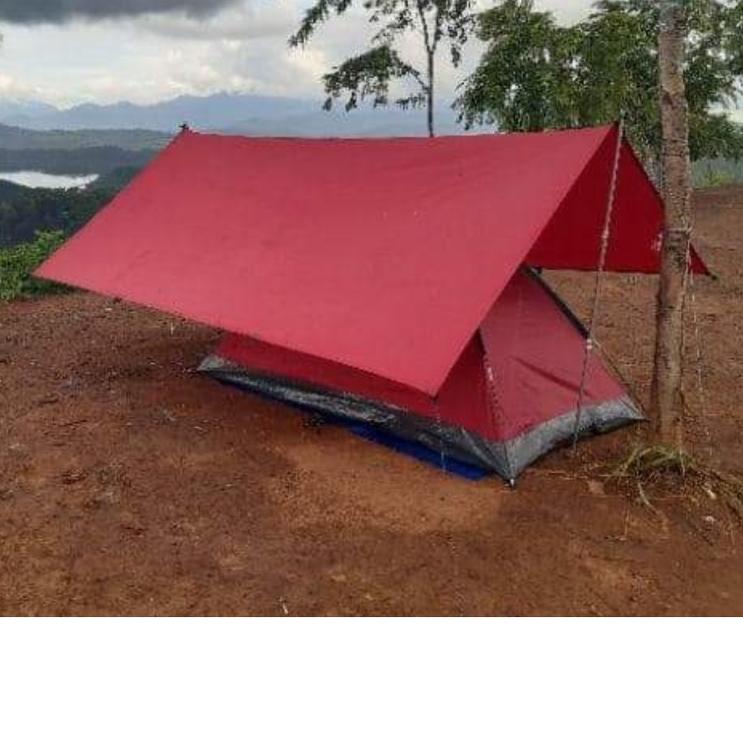 ♨ Flysheet 3x4 DS adventure traptend flyshet 4x3m tutup tenda pelindung tenda atap tenda 19 lop Ω