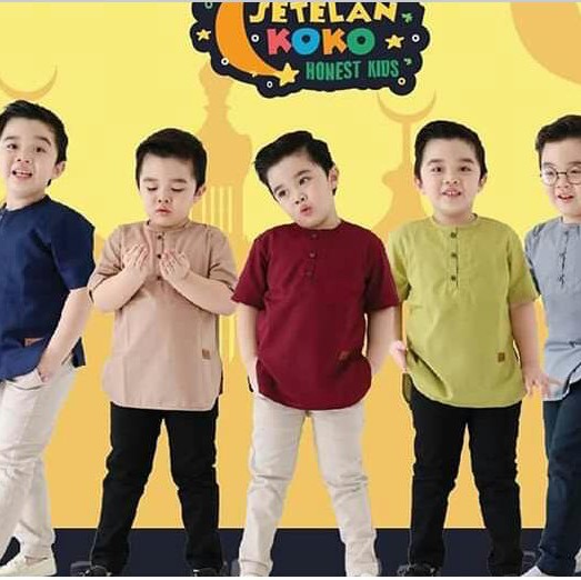 TERBARU 2T - 12T Setelan Koko Anak By HonestKids