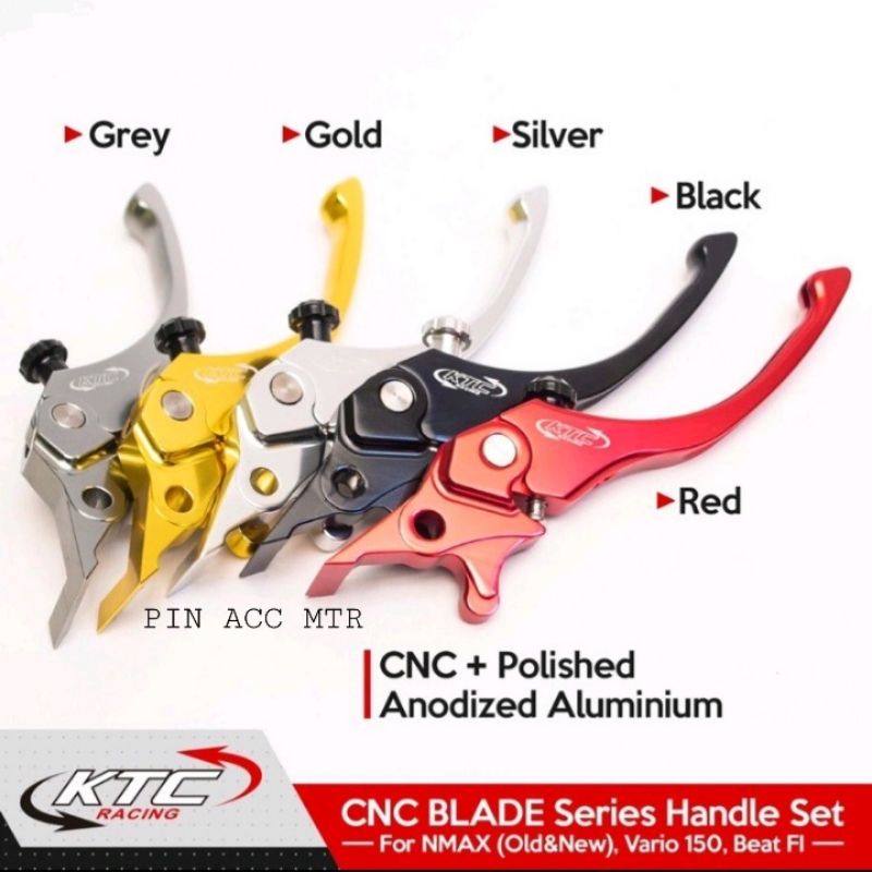 Handle Rem Stelan KTC Racing Full CNC Blade Series Yamaha Nmax 155 Old &amp; Nmax New 2020 PCX 150 (PNP)