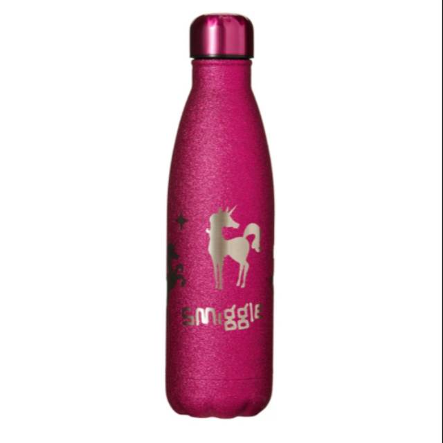 Ready Jakarta New Smiggle Believe Glitter Stainless Steel Drink Bottle
