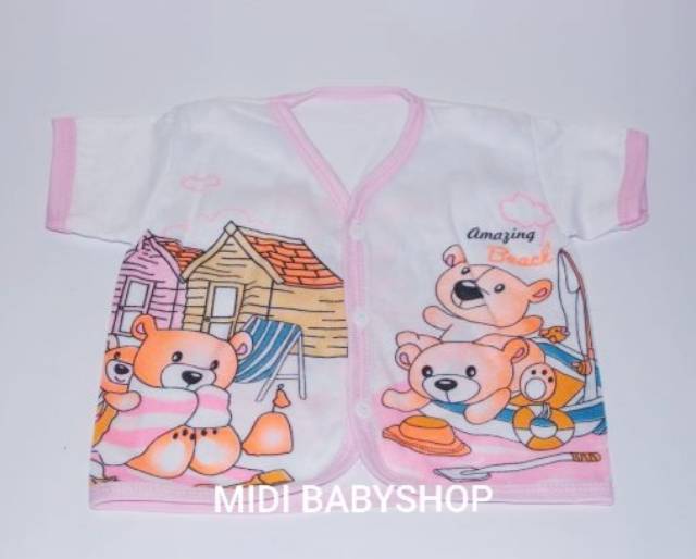 12 pcs Baju Bayi lengan pendek Perempuan Laki-laki Boboko Baby