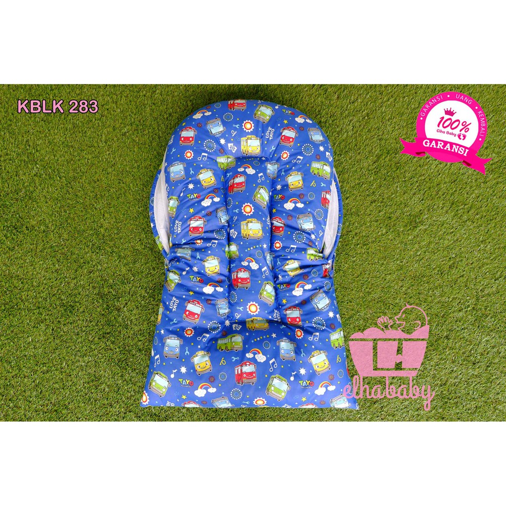 AMAN KUAT EMPUK kasur bayi karakter / kasur bayi / kelambu / kasur lipat / tempat tidur bayi kelambu