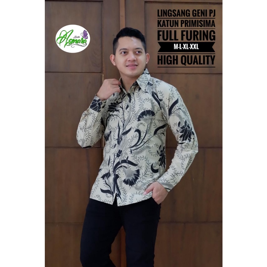 LINGSANG GENI ASMARA BATIKSOLOAMANAH BAJU KEMEJA BATIK SOLO PRIA LENGAN PANJANG PENDEK LAPIS FURING ATASAN BATIK PREMIUM MODERN KATUN HALUS NAGA LINGKAR ABISENA SEGORO UNGU WIJAYA KUSUMA ALASKA PINK DEWO CEMANI LENTERA PRAJA BUMI LISANG GENI KLABANG KLA