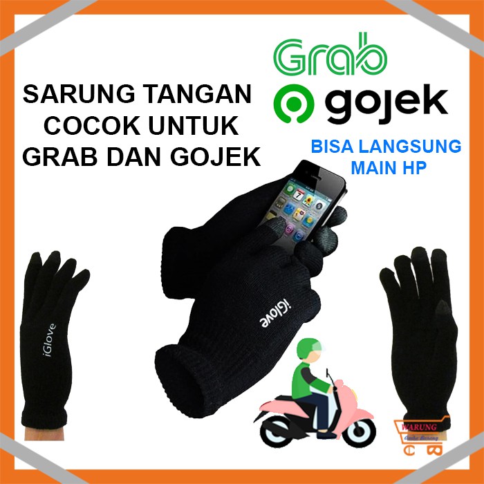 COD GROSIR IGLOVE TOUCH SCREEN SMARTPHONES IPHONE SARUNG TANGAN MOTOR HP ANDROID TERMURAH