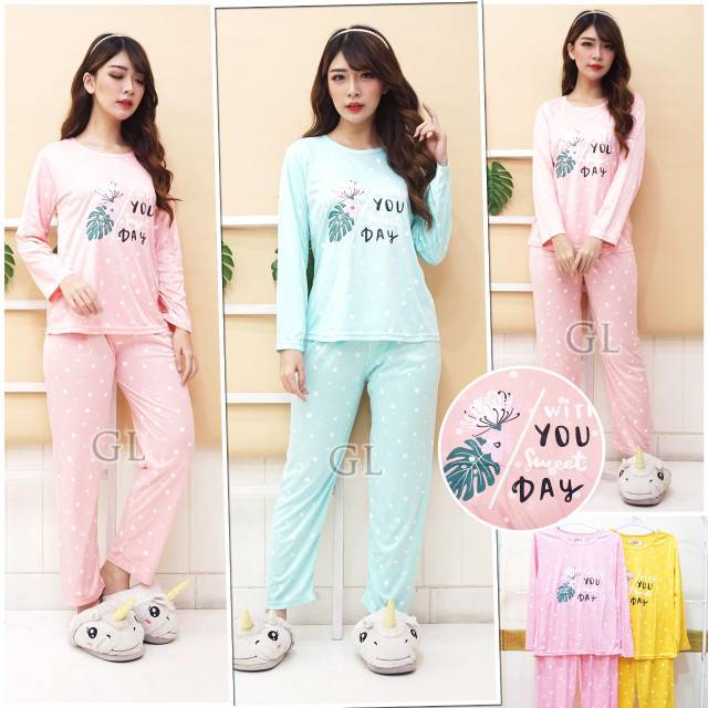 Baju tidur piyama wanita import PP