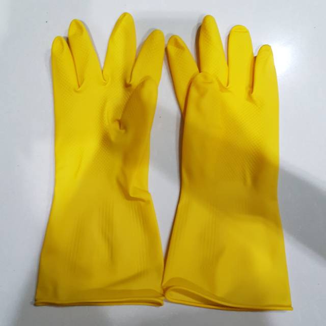 Sarung Tangan Karet Tebal Bagus Anti Selip Slip Hand Gloves Serbaguna Murah Shopee Indonesia