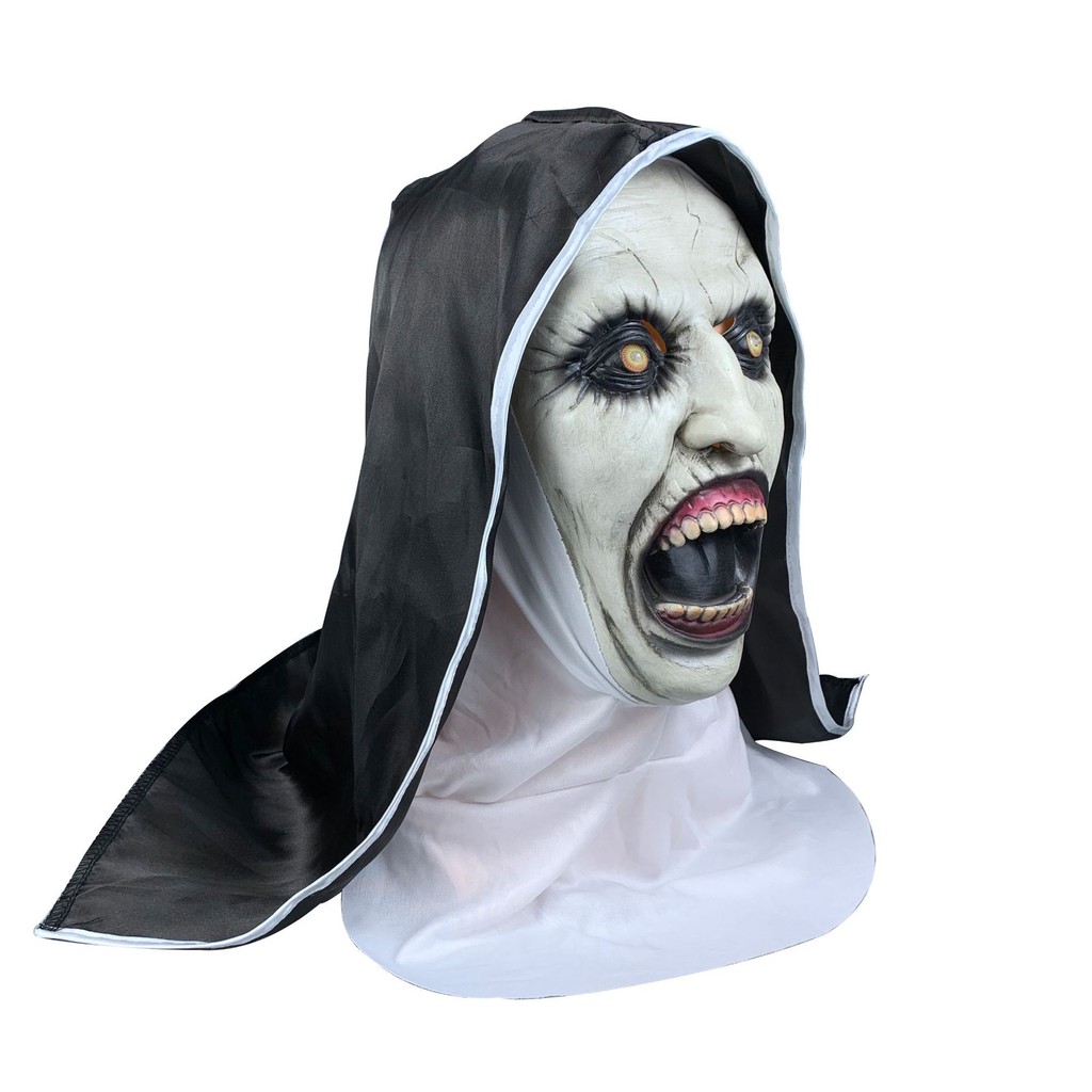 TOL-03 topeng latex karet halloween hantu setan valak ghost mask