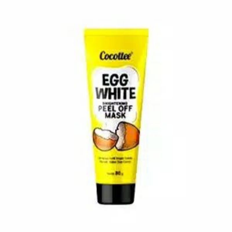 Egg white peel off mask