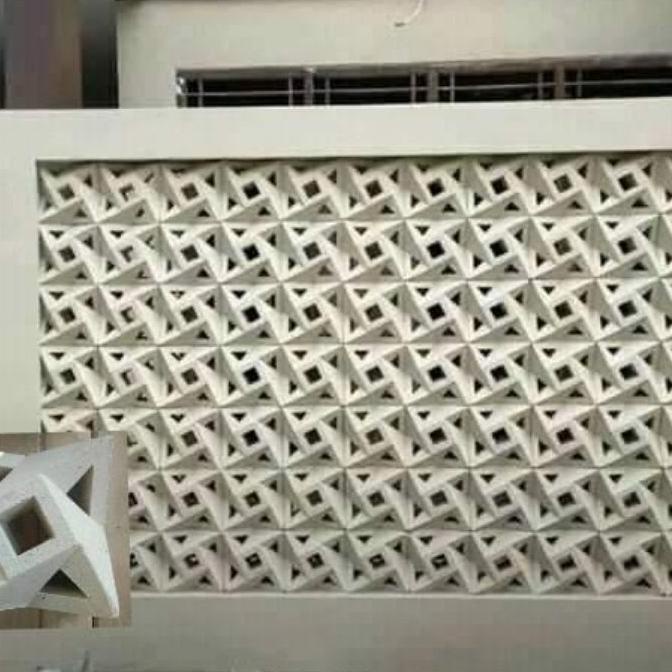 Rebornϟtop Roster Loster Modern/Roster Beton/Roster Minimalis/Lobang angin kincir putih Promo Hari I