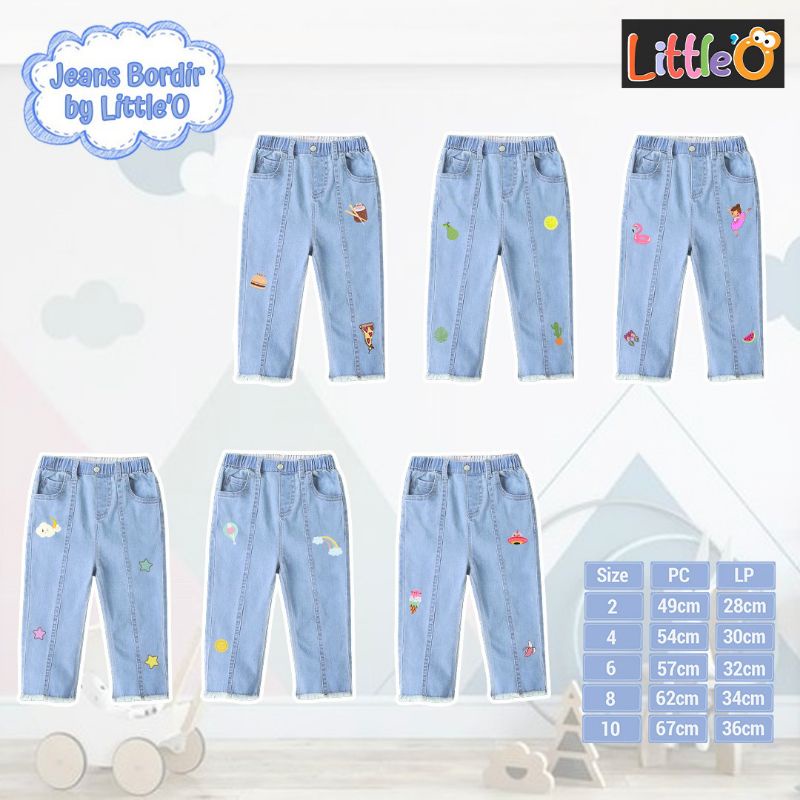 Afsheenastore Celana Panjang Anak Girly Jeans Annabelle 2-10T