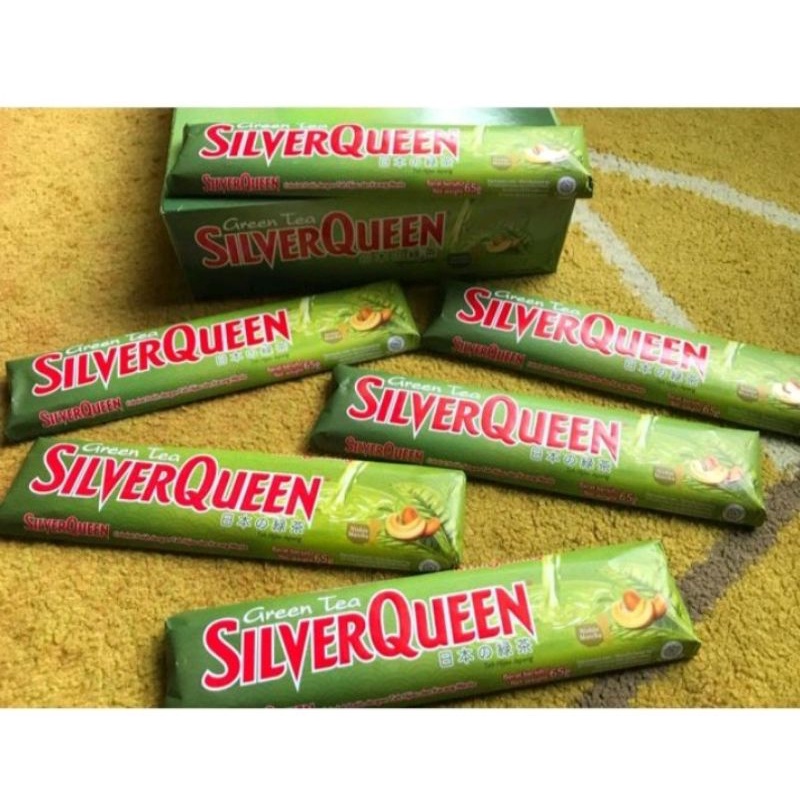 

⭐⭐⭐⭐⭐Cokelat Silverqueen Green Tea 65g for 5 pc