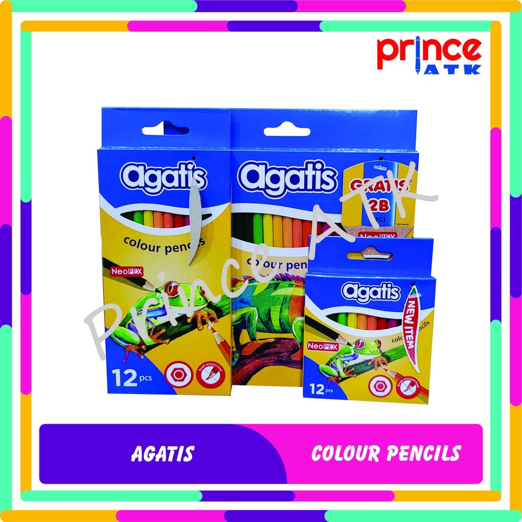

AGATIS NEOPEX PENSIL WARNA 12 WARNA PENDEK