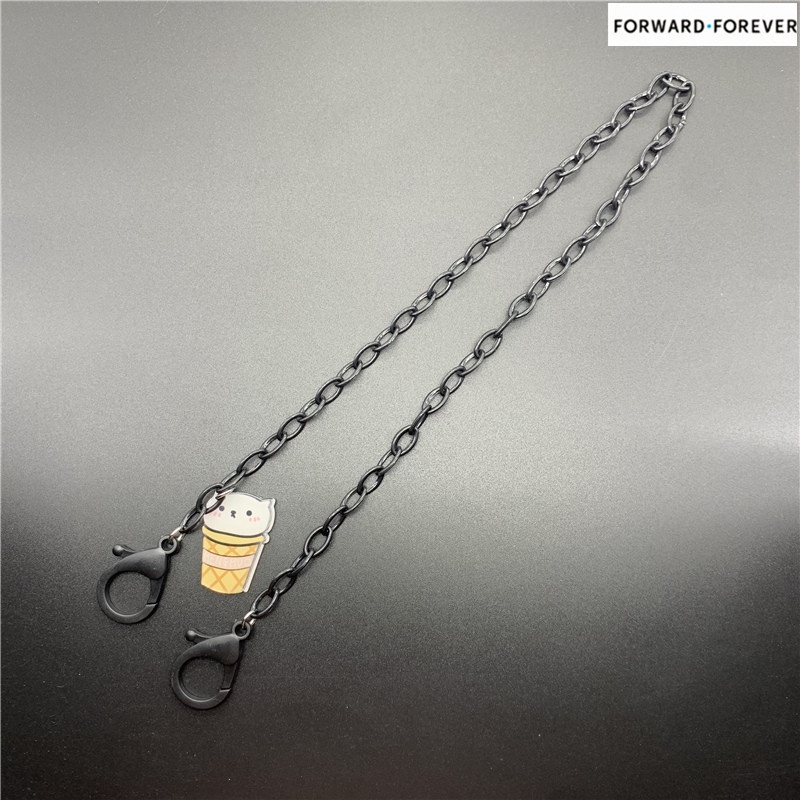 Fashion cute pendant acrylic mask chain mask anti-lost chain M60056
