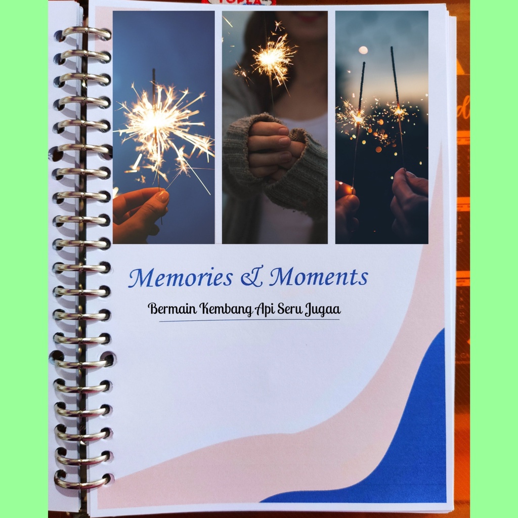 

Lembar Memori dan Momen Isi 10 Tempel Foto Memories Kertas A5 100gsm