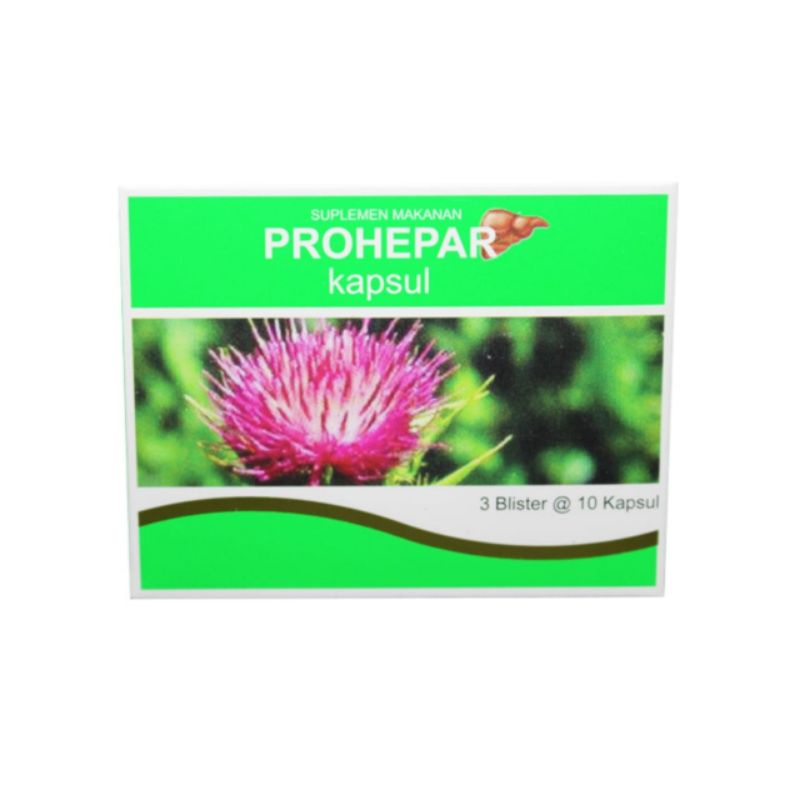 prohepar vitamin hari suplemen liver 30's 30kapsul / box