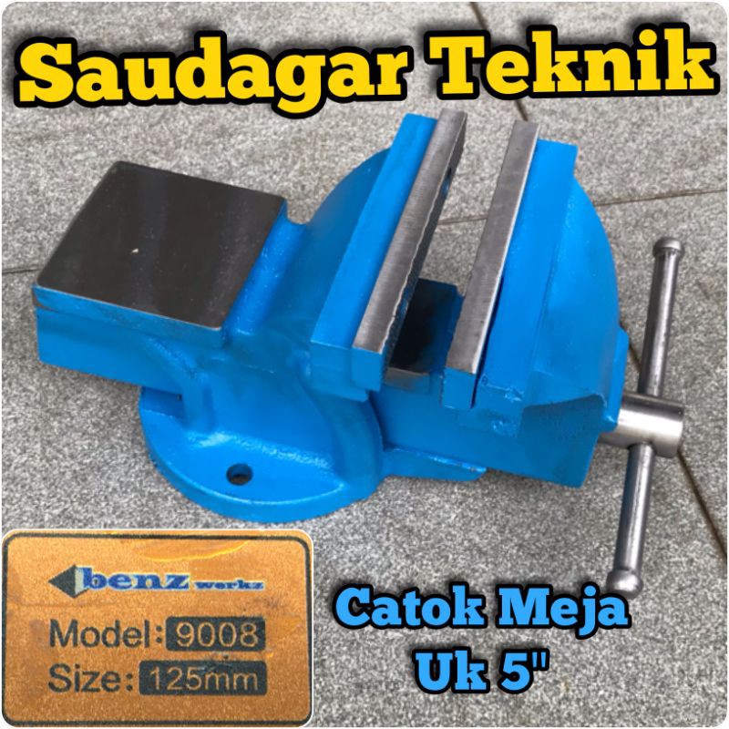 Ragum Catok Meja Besi 5&quot; Vice Table Benz 5 Inch