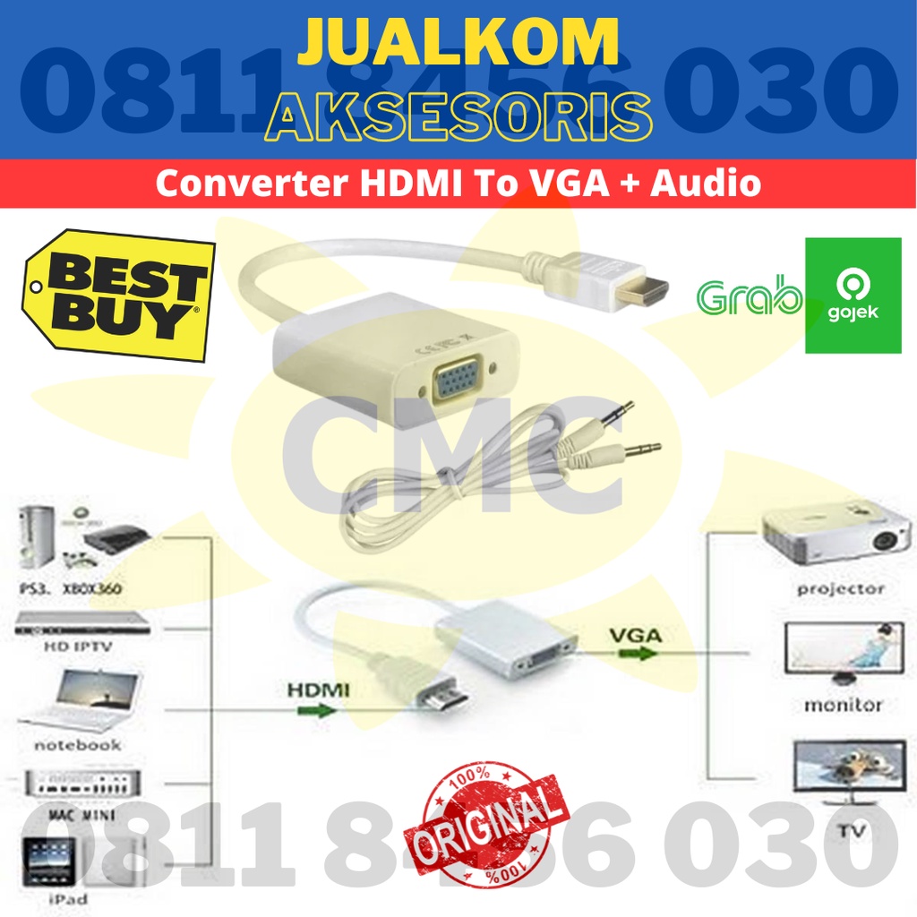 HDMI Converter to VGA + Audio