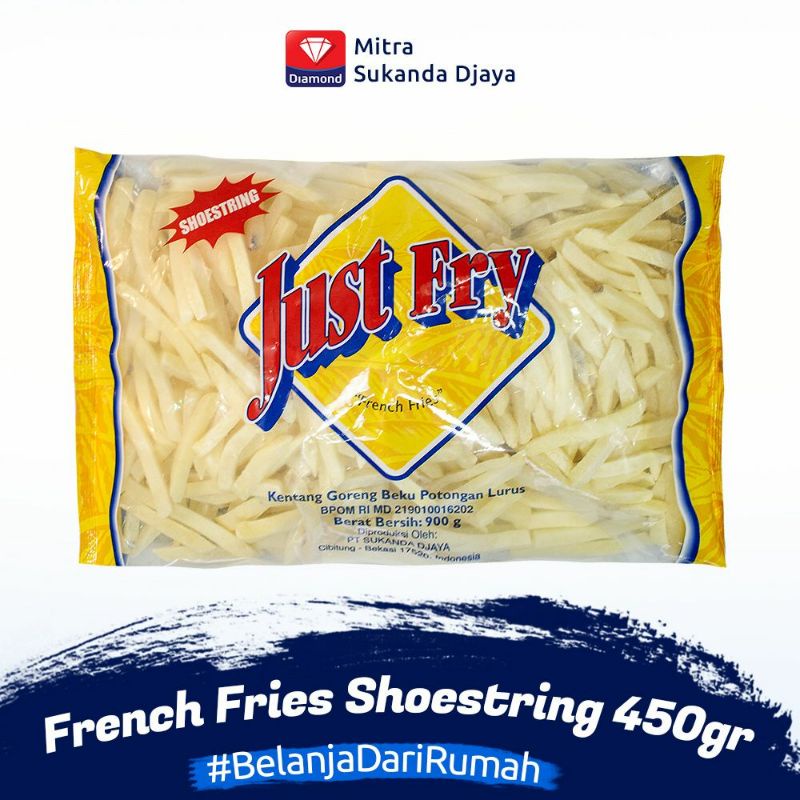 JUST FRY French Fries Shoestring 450gr