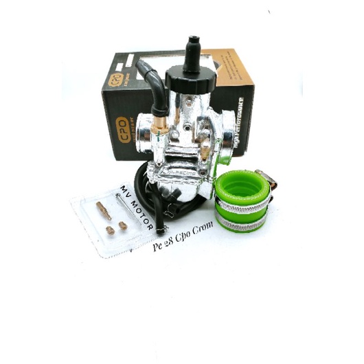 Karburator/Karbu Cpo Original Pe 24 28 30 P-Racing Black Free Pilot Jet Men Jet - Pe 24 28 30 NGO-7