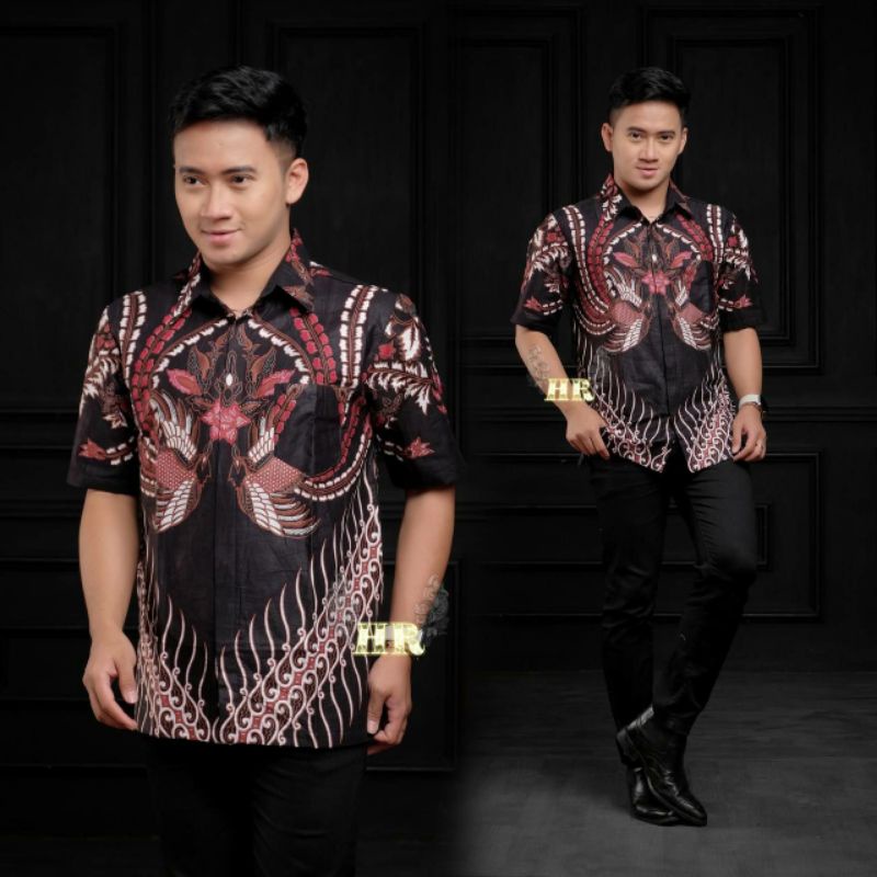 New Arrival Distro Batik Pria Bordir Sogan Batikaf Noto Arto Batik