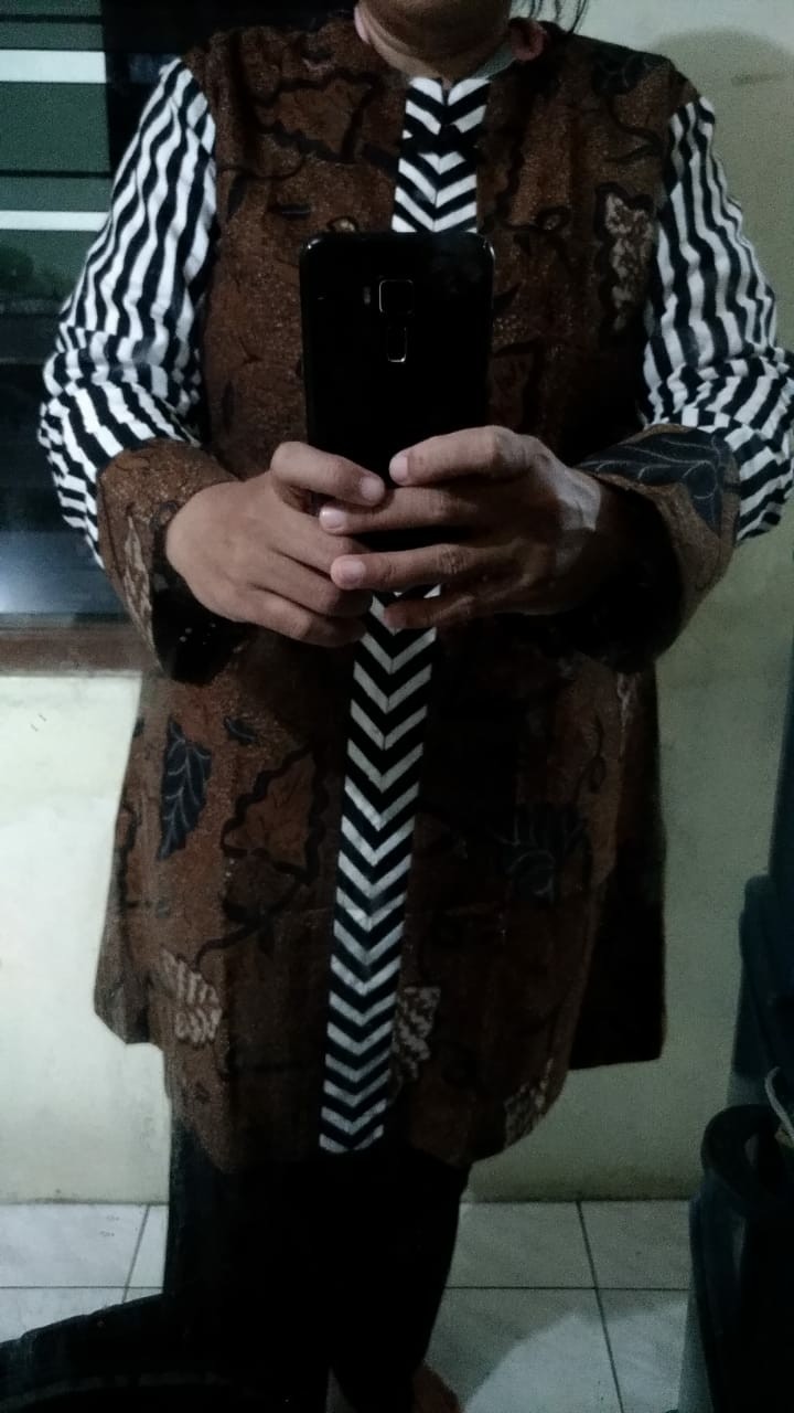 Baju Batik Coklat Tunik Batik Sogan Baju Batik Jumbo Size Batik Kerja Wanita