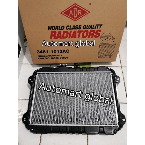 Radiator kijang 7k capsul bensin ADR