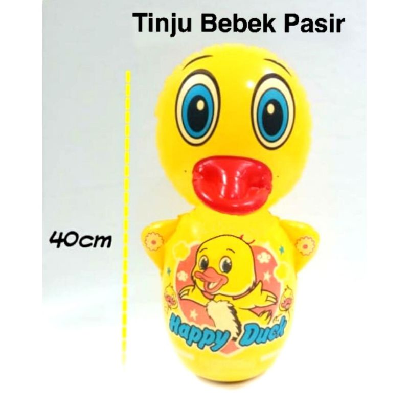 Mainan Boneka Tinju Tiup Karakter Uupin Iipin Doraeemon Bebek Kuning Hello Kittie Spydermen