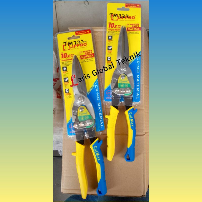 Lippro gunting hollow baja ringan 12" inch gunting seng original