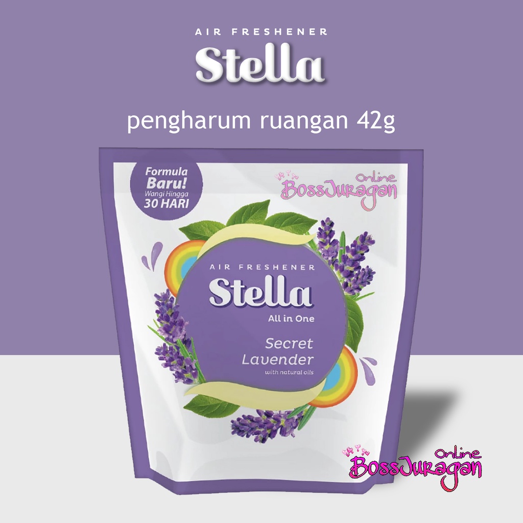 (BOSS) STELLA Pengharum Ruangan | Stella Air Freshener All in One - Stella All in One 42g