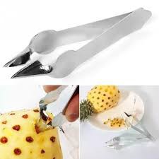 Pengupas nanas / Klip Penjepit Mata Nanas Dengan Bahan Stainless Steel Dan Bentuk Buah Nanas