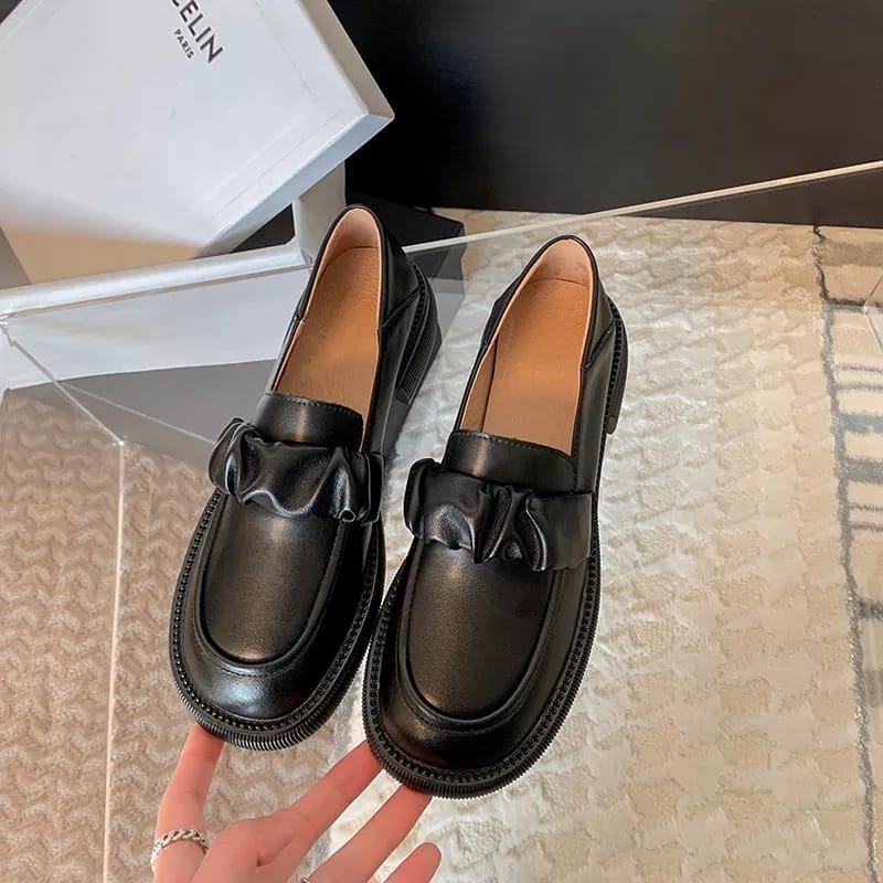 SEPATU WANITA LOAFER 2022 / SEPATU KOREA OOTD MATTE PREMIUM DM 27