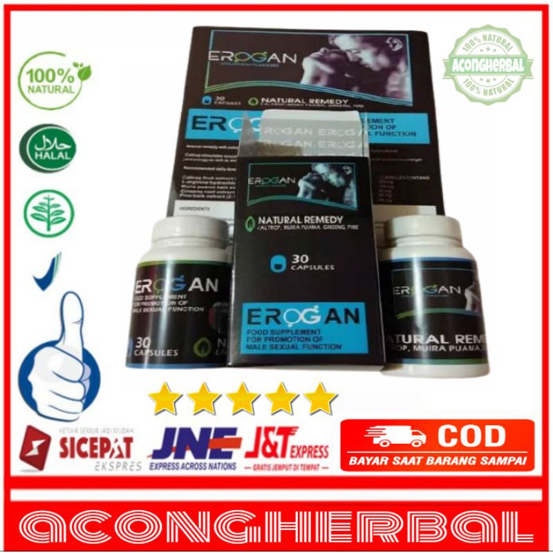 BEST SELLER EROGAN CAPSUL OBAT HERBAL PENAMBAH STAMINA PRIA AMPUH AMAN TERPERCAYA