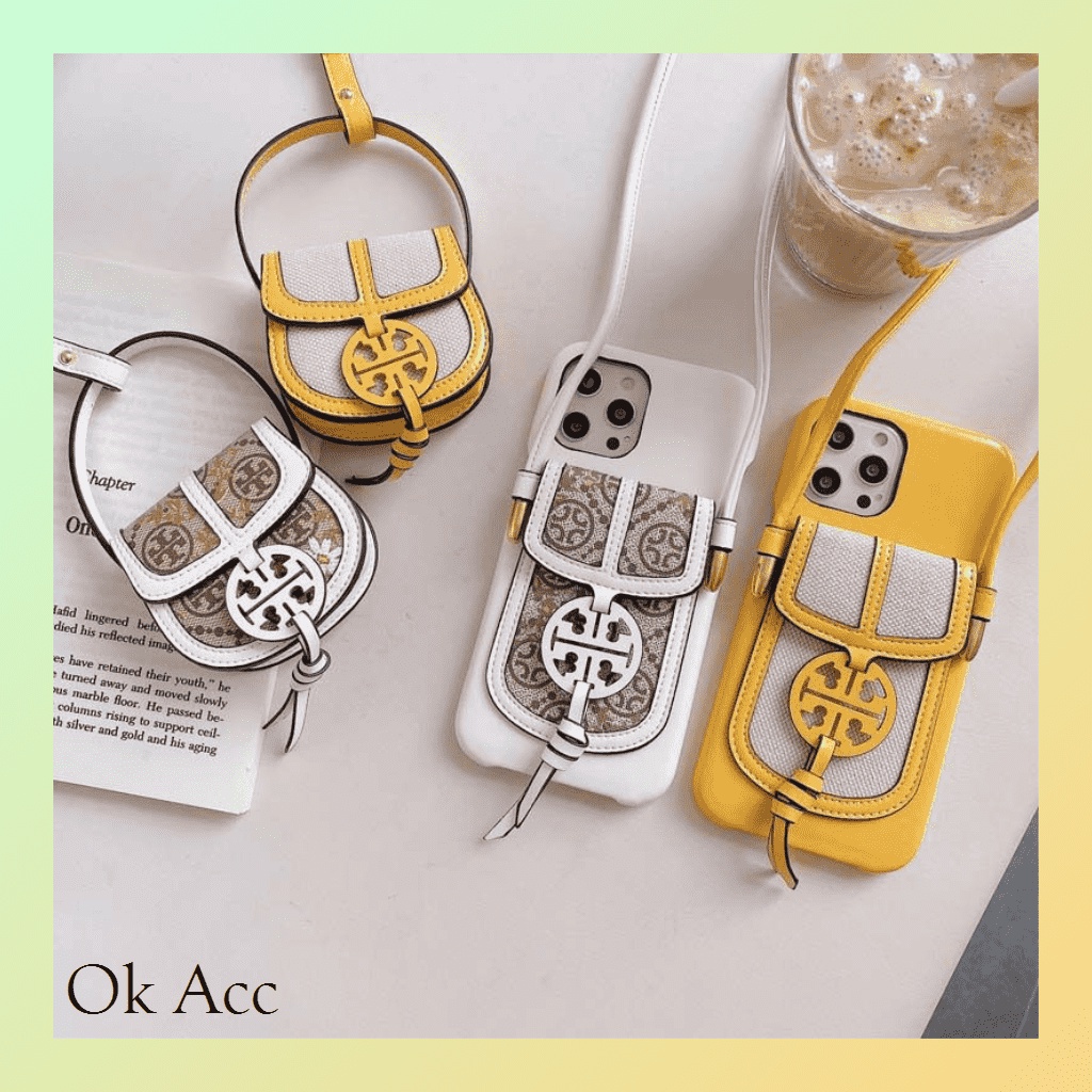 T*RY B*rch Case Tali selempang panjang Warna for Iphone 7+ 8+ X Xs Xr Max 11 12 13 Pro Max 14 Plus FH52