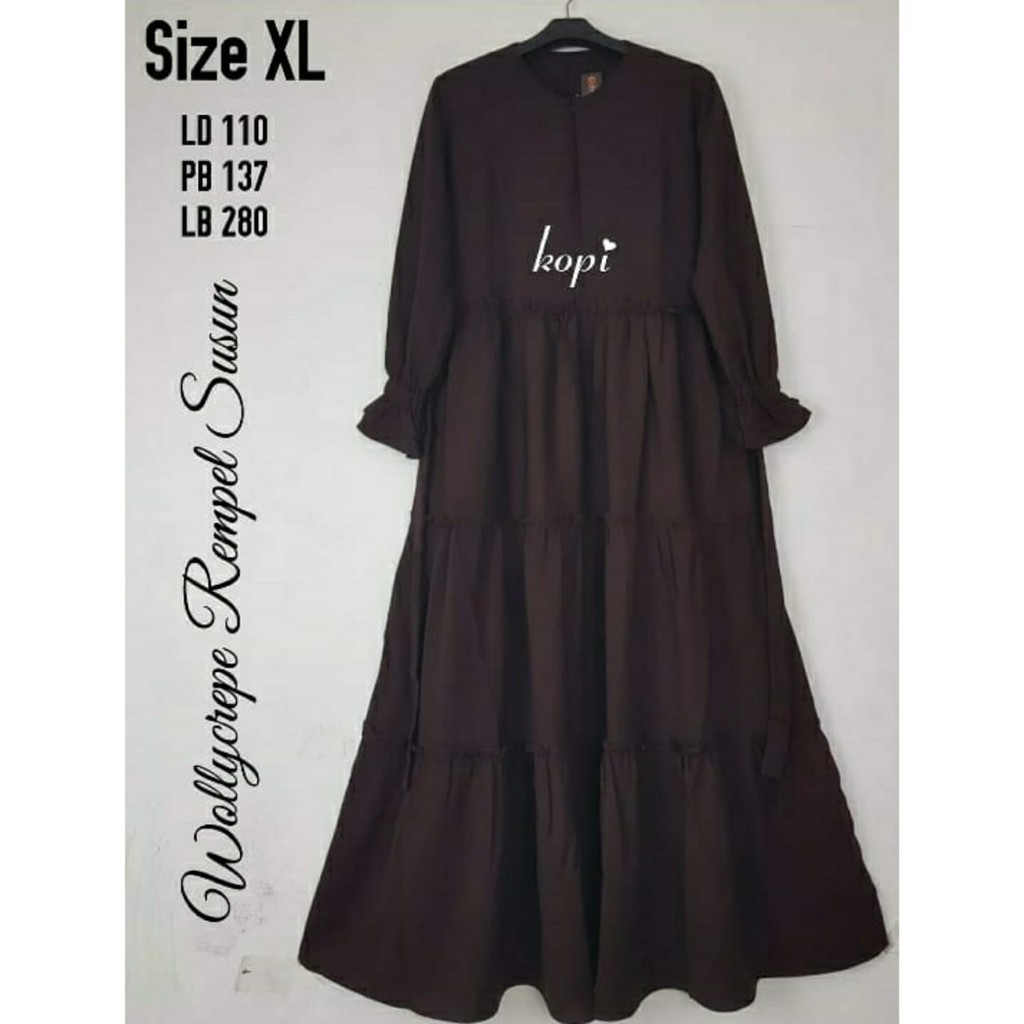 GAMIS WOLLYCREPE REMPEL SUSUN