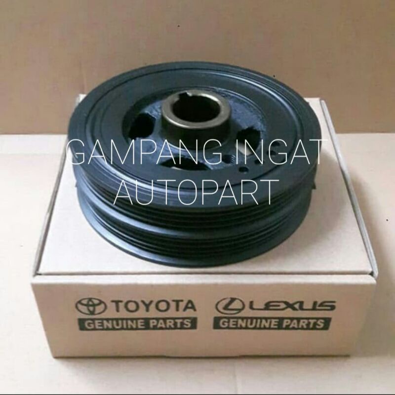 Pully Kruk As Pully Ker As Damper Pulley Crankshaft Toyota Corolla Twincam Twin Cam