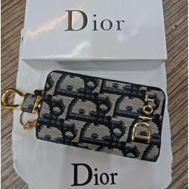 Dompet gantungan kunci stnk mobil dan motor Dior Import quality