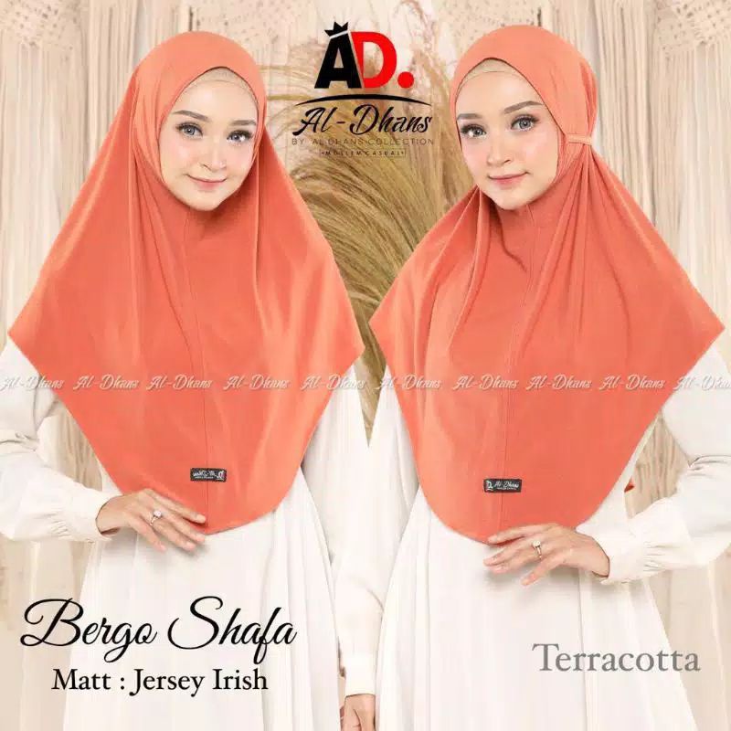 ( ORIGINAL ALDHANS 022) BERGO SHAFA AL-DHANS HIJAB | JILBAB INSTAN | KERUDUNG KEKINIAN | KHIMAR CANTIK-3