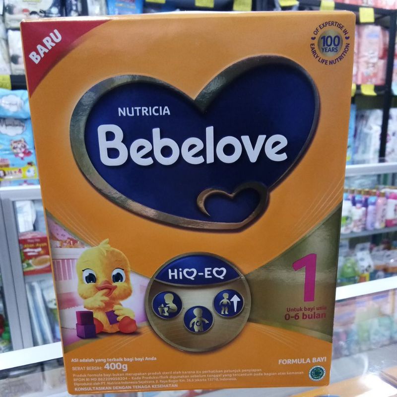 BEBELOVE 1(0-6BULAN)/ 2(6-12BULAN) 400GR