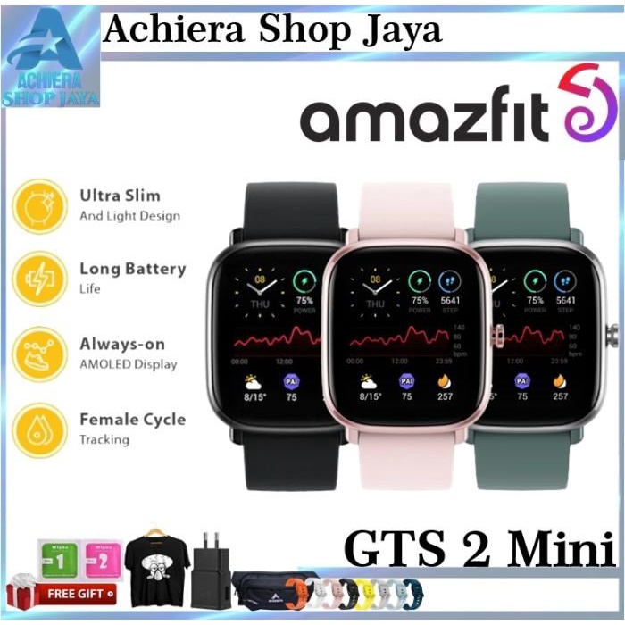 Amazfit GTS 2 Mini Smartwatch Ultra Slim GTS 2Mini Garansi Resmi