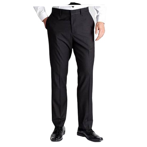 Celana Formal Pria Panjang Standard Bahan Kain Teflon Warna Hitam Classter