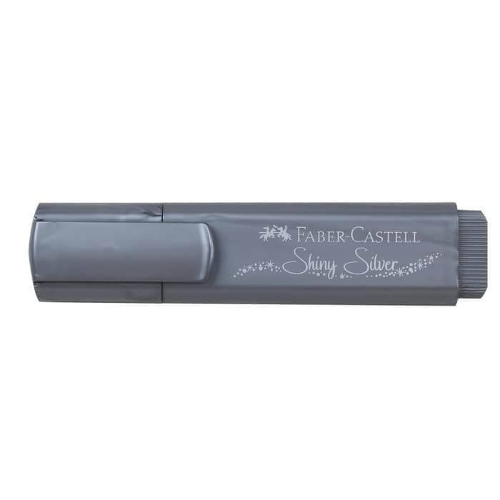 FABER CASTELL TEXLINER 46 METALIC SHINY SILVER