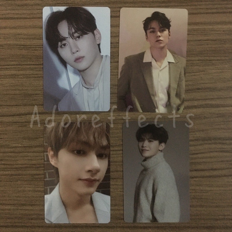 trading card tc incomplete seventeen jun woozi seungkwan vernon