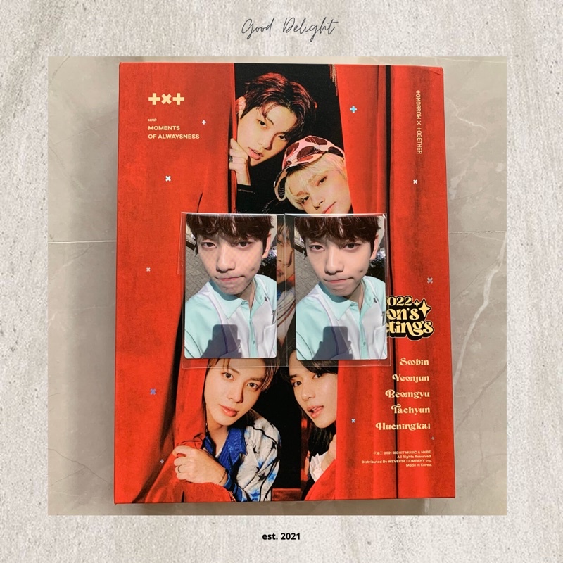 [READY] SHARING SEASON GREETINGS TXT 2022 HUENINGKAI TAEHYUNG SET