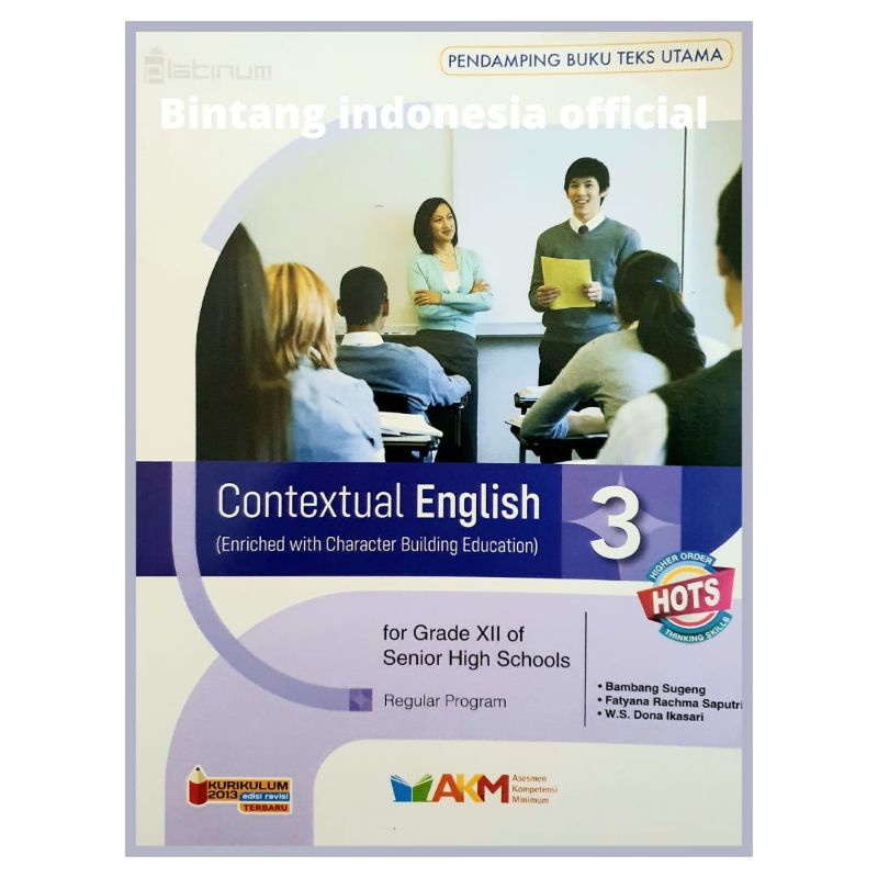 Platinum - Buku Pelajaran Contextual English Kelas 10,11,12 SMA  Kurikulum 2013 Revisi