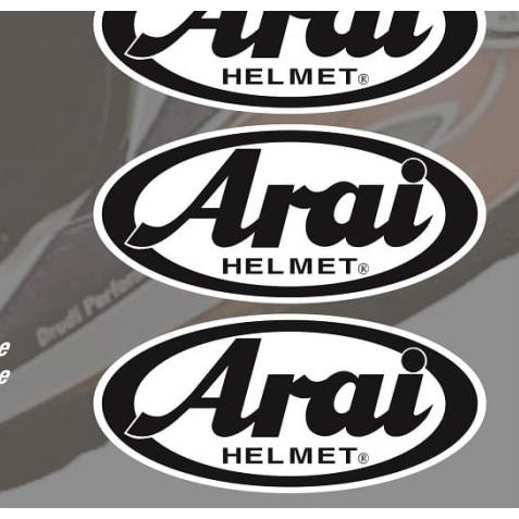 Sticker Set Helm Arai RX7 RR4 utk repaint modofication repair nt shoei
