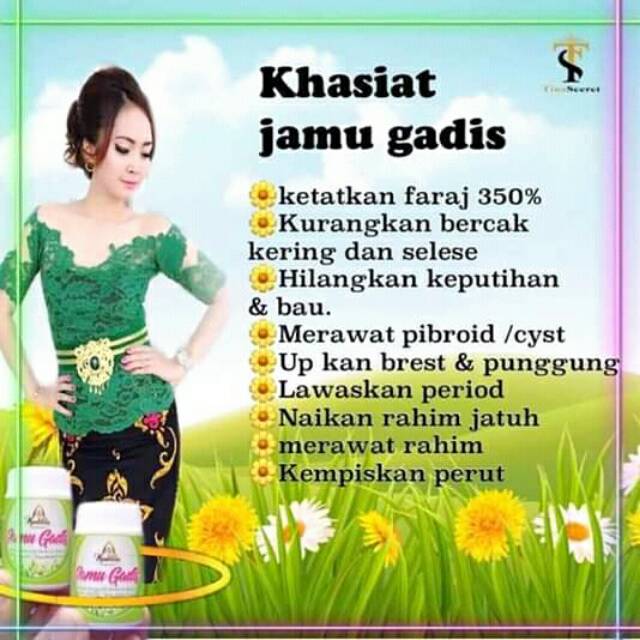 Jamu gadis / manjakani jm2 in 1