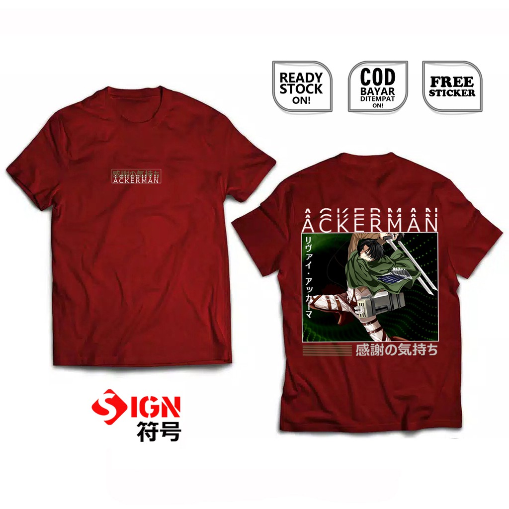 KAOS LEVI ACKERMAN RIVAI AKKAMAN ATTACK ON TITAN  リヴァイ・アッカーマン LEGION PASUKAN BERSENJATA SHINGEKI SC