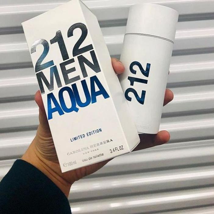 ۞ 212 MEN AQUA ORIGINAL / PARFUM PRIA 212 AQUA MEN LIMTED EDITION 100 ML ☄