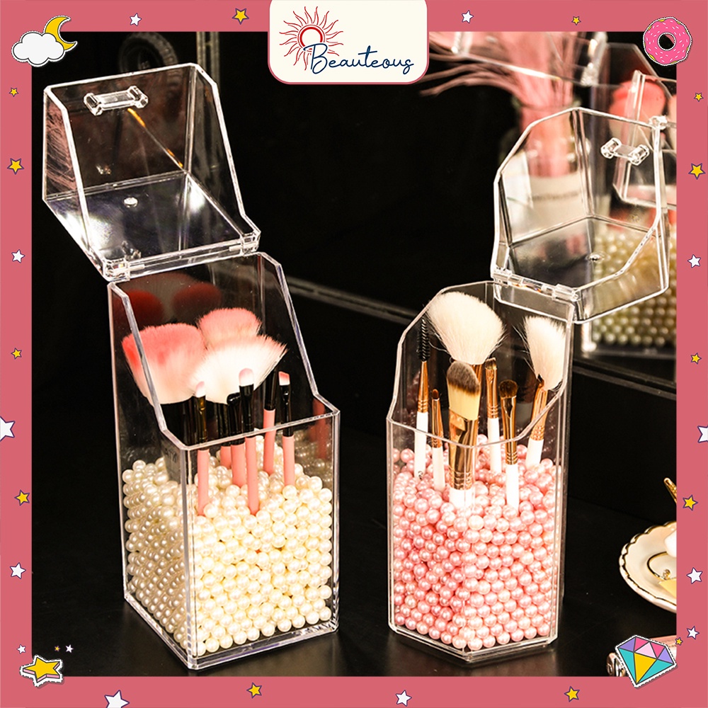 Make Up Acrylic Tempat Brush Organizer Cantik