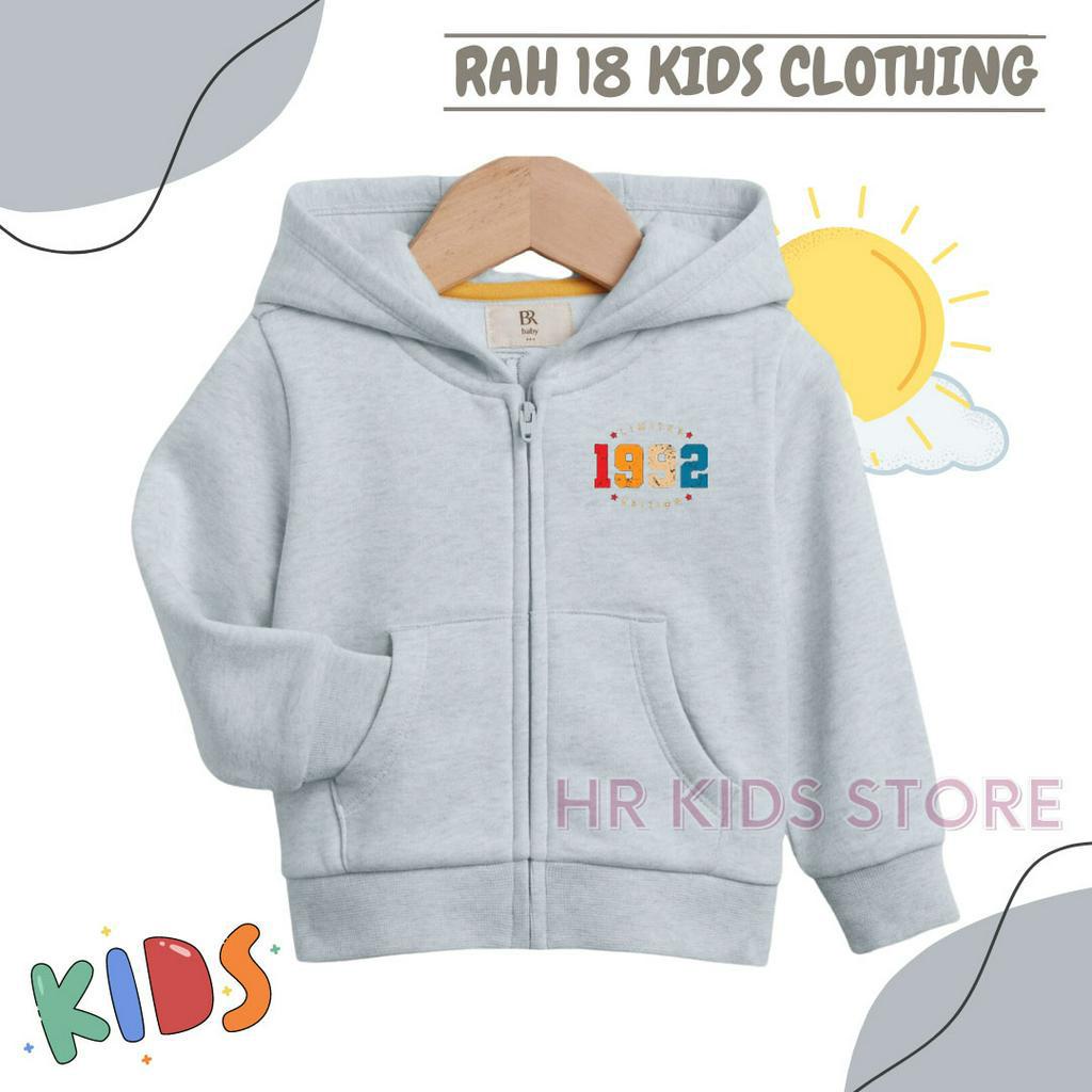 jaket anak laki laki perempuan zipper terbaru umur 2-12 tahun unisex cewek cowok